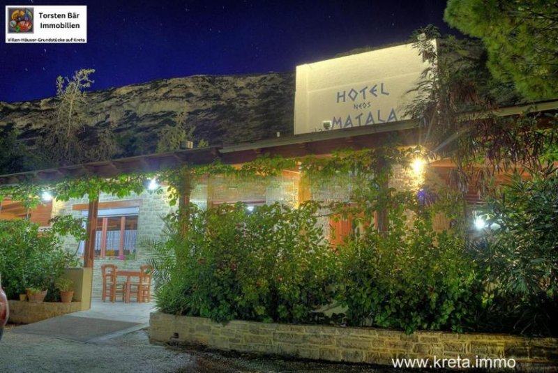 Matala Kreta, Matala Hotel 20 Zimmer Gewerbe kaufen